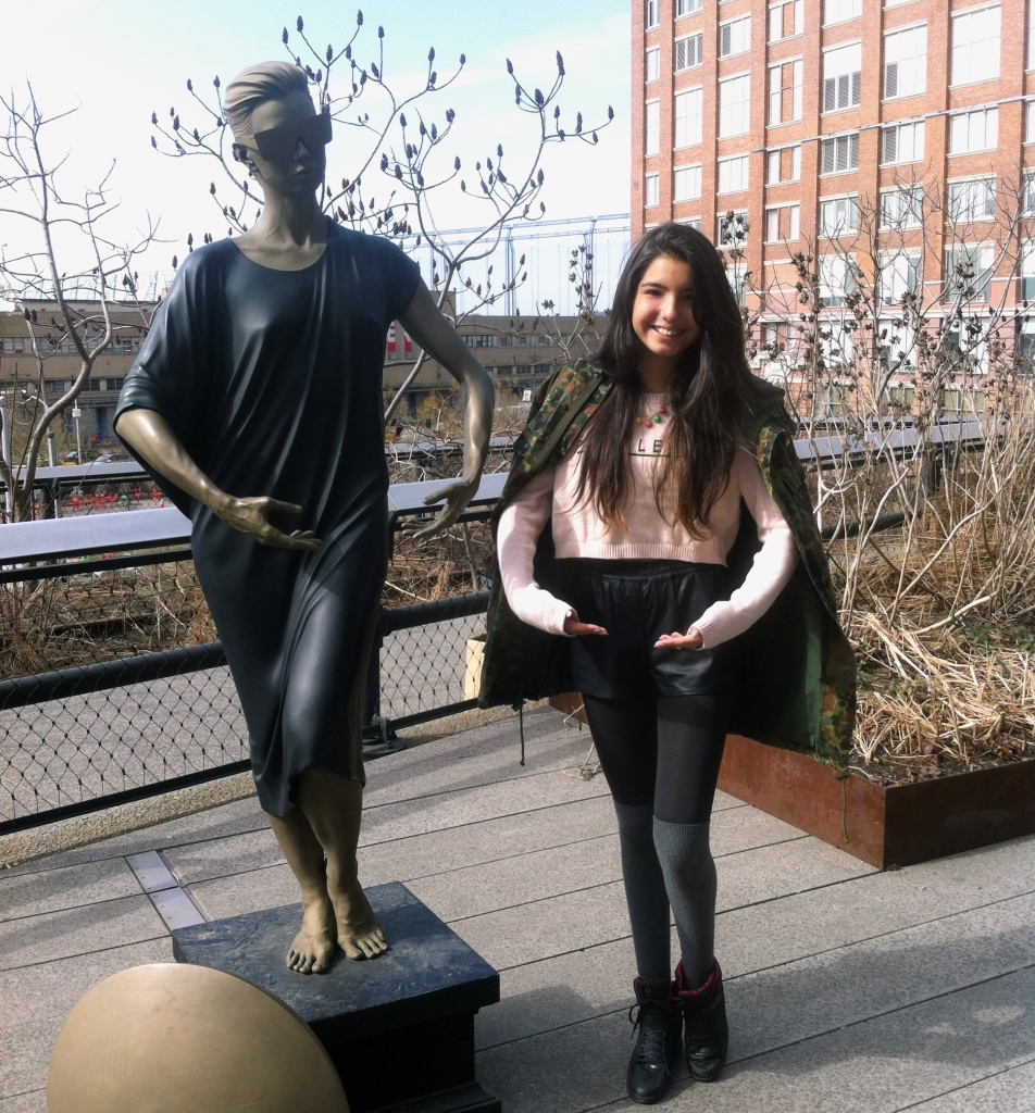 Isabella Selena Gomez Adidas Neo High Line NYC