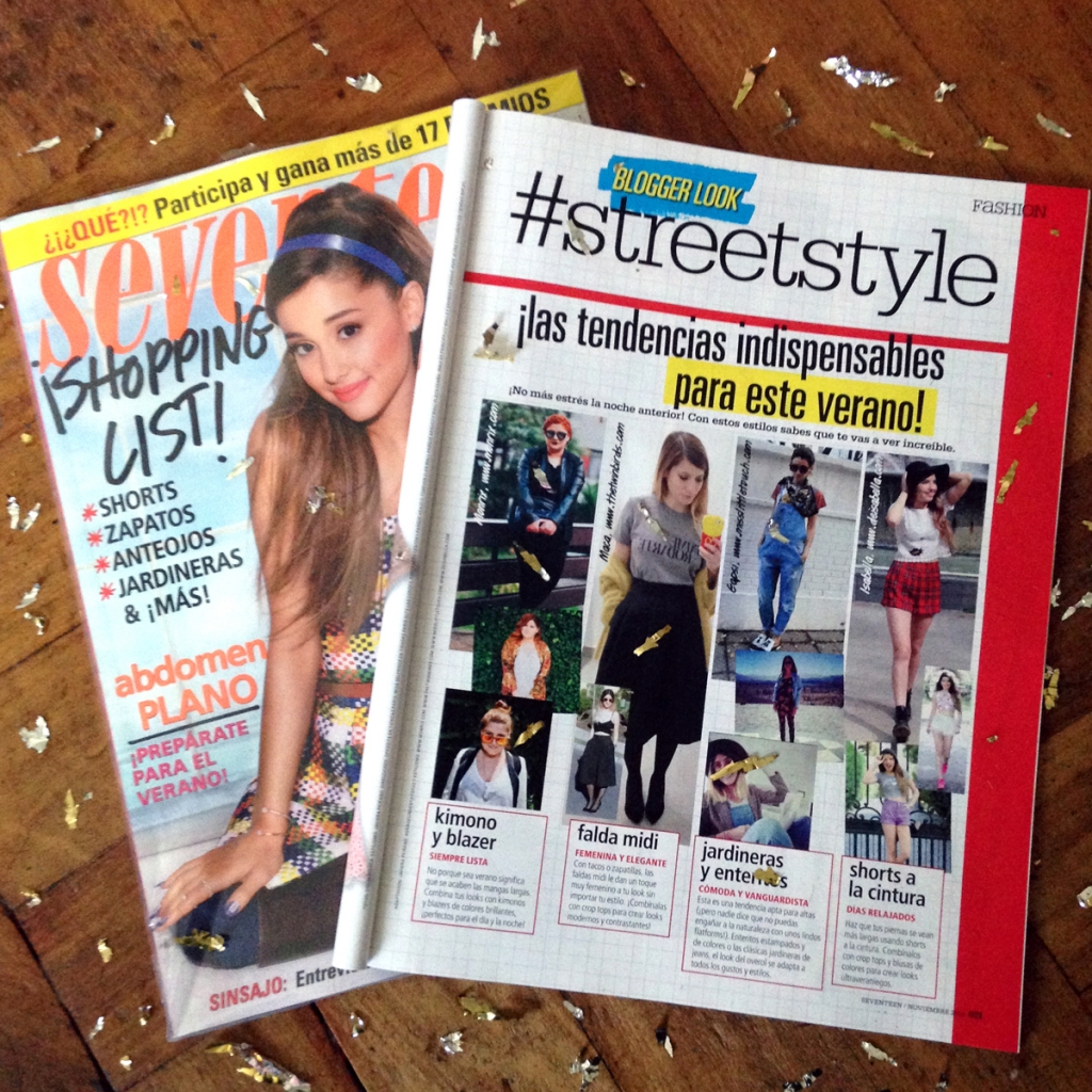 revista seventeen chile ariana grande isabella blogger streetstyle