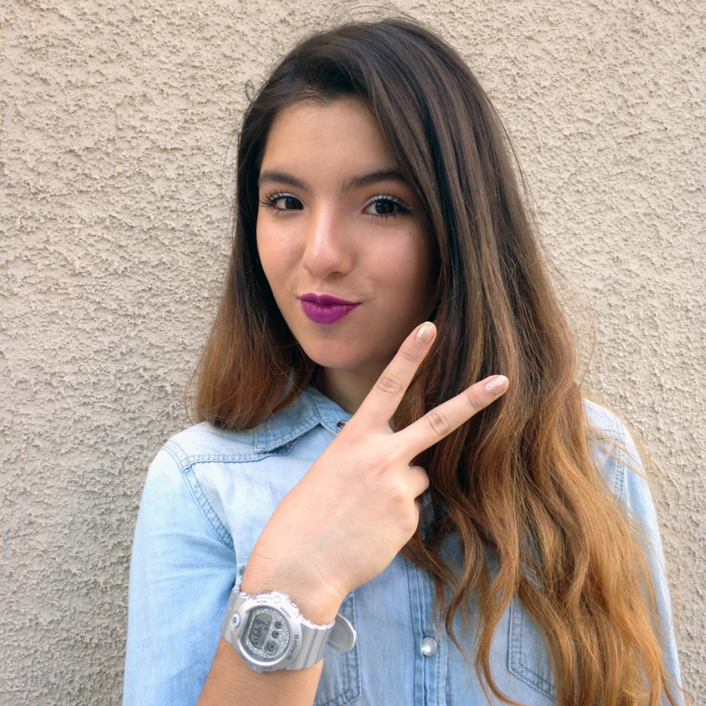 Isabella Baby G Casio Silver Glitter