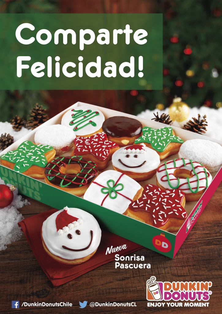 navidad dunkin donuts de isabella