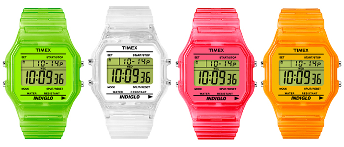 timex vintage colors relojes 1234